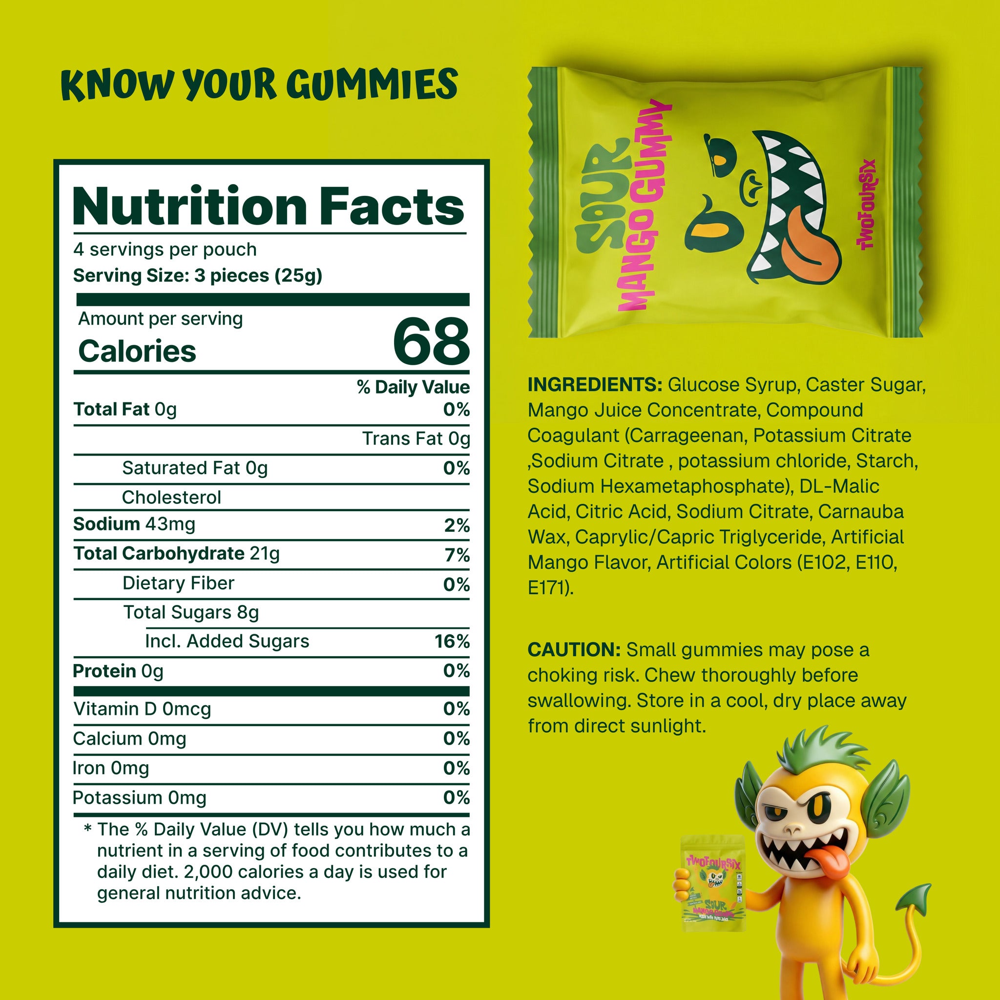 Sour Mango Gummies